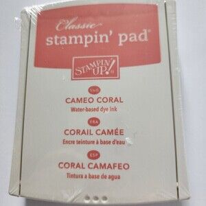 Stampin’ Up! Cameo Coral Classic Stamp Ink Pad SEALED Pink New